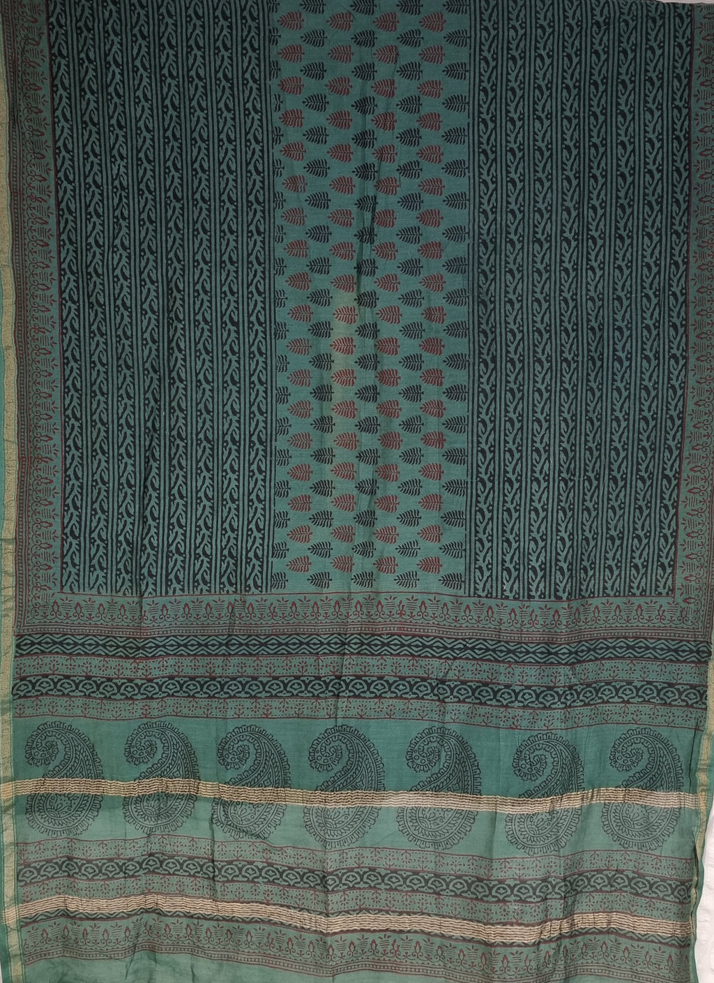 Dupatta i silke