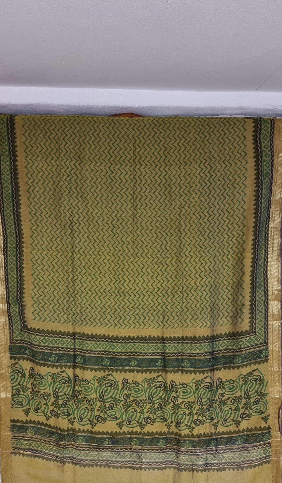 Dupatta i silke