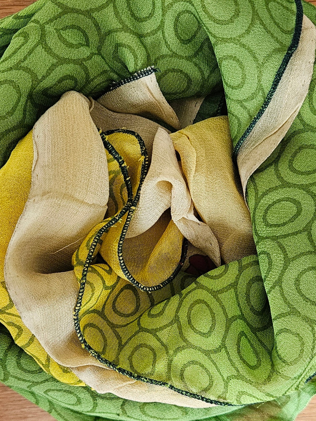 1.5 - Silketørklæde  - crêpe georgette