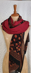 Dupatta i silke