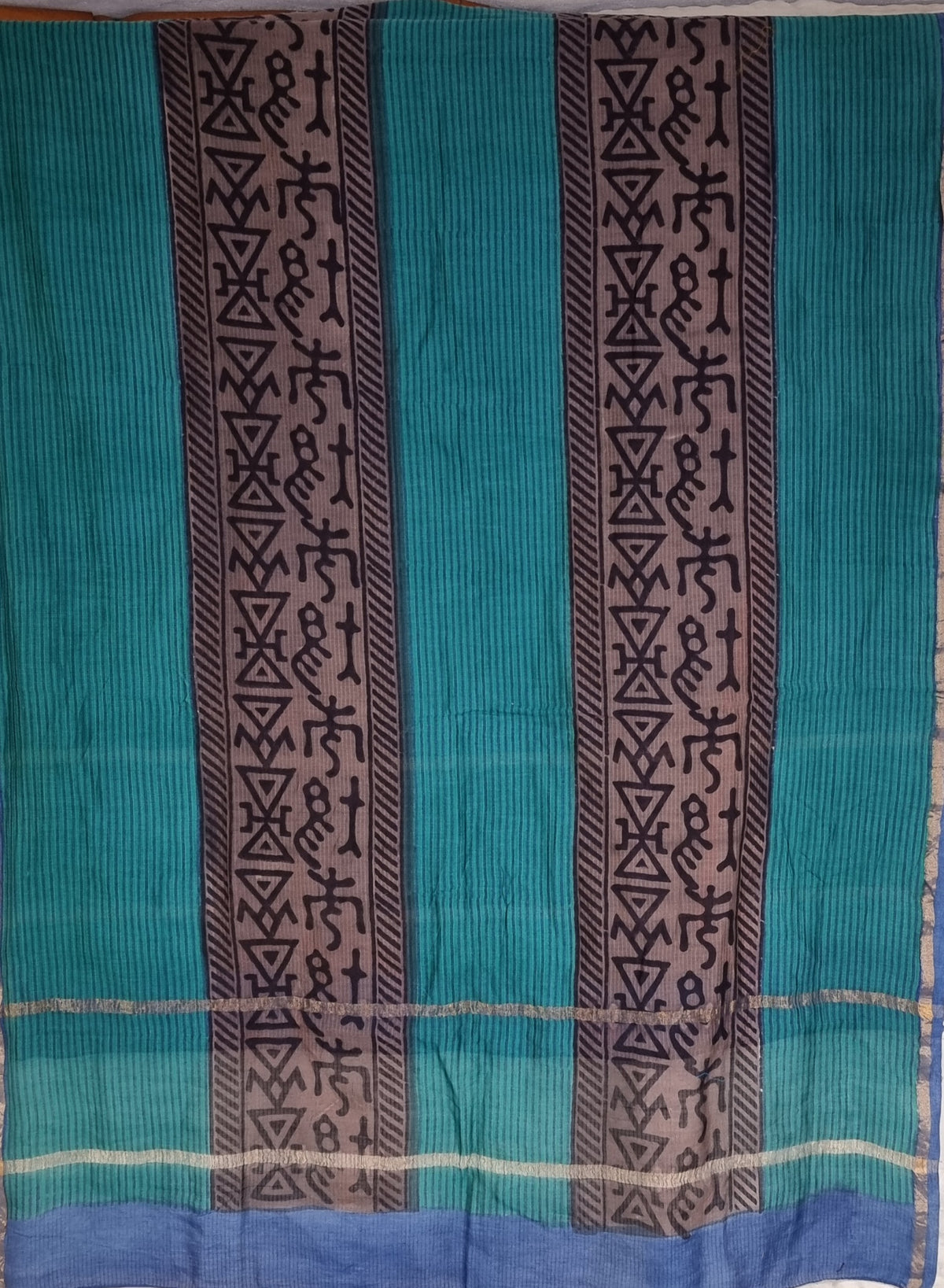 Dupatta i silke
