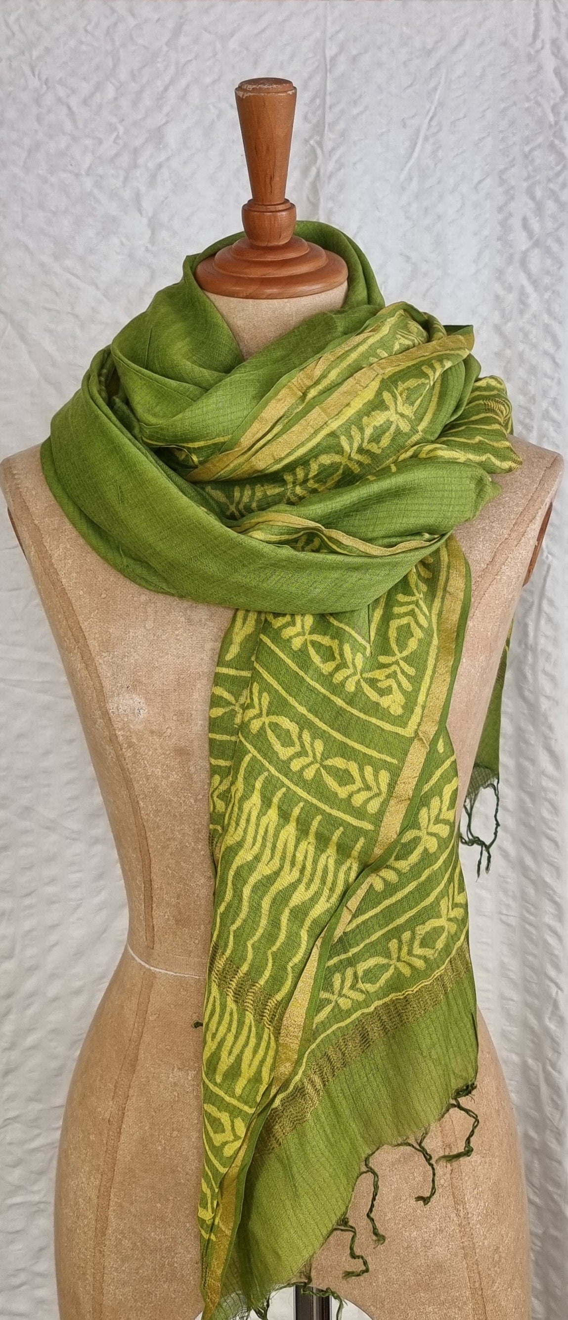 Dupatta i silke