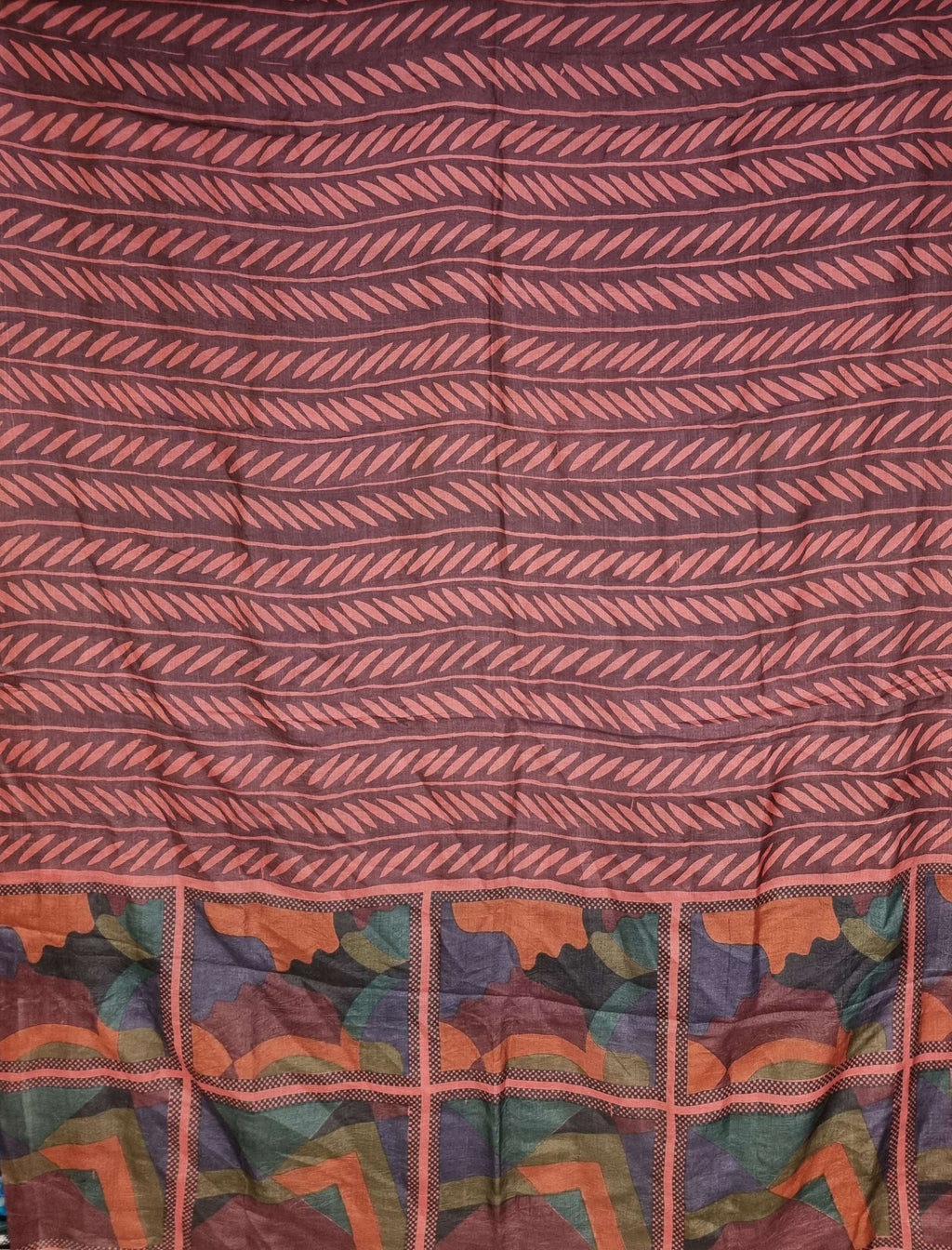 Dupatta i silke