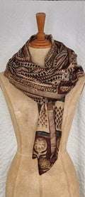 Dupatta i silke