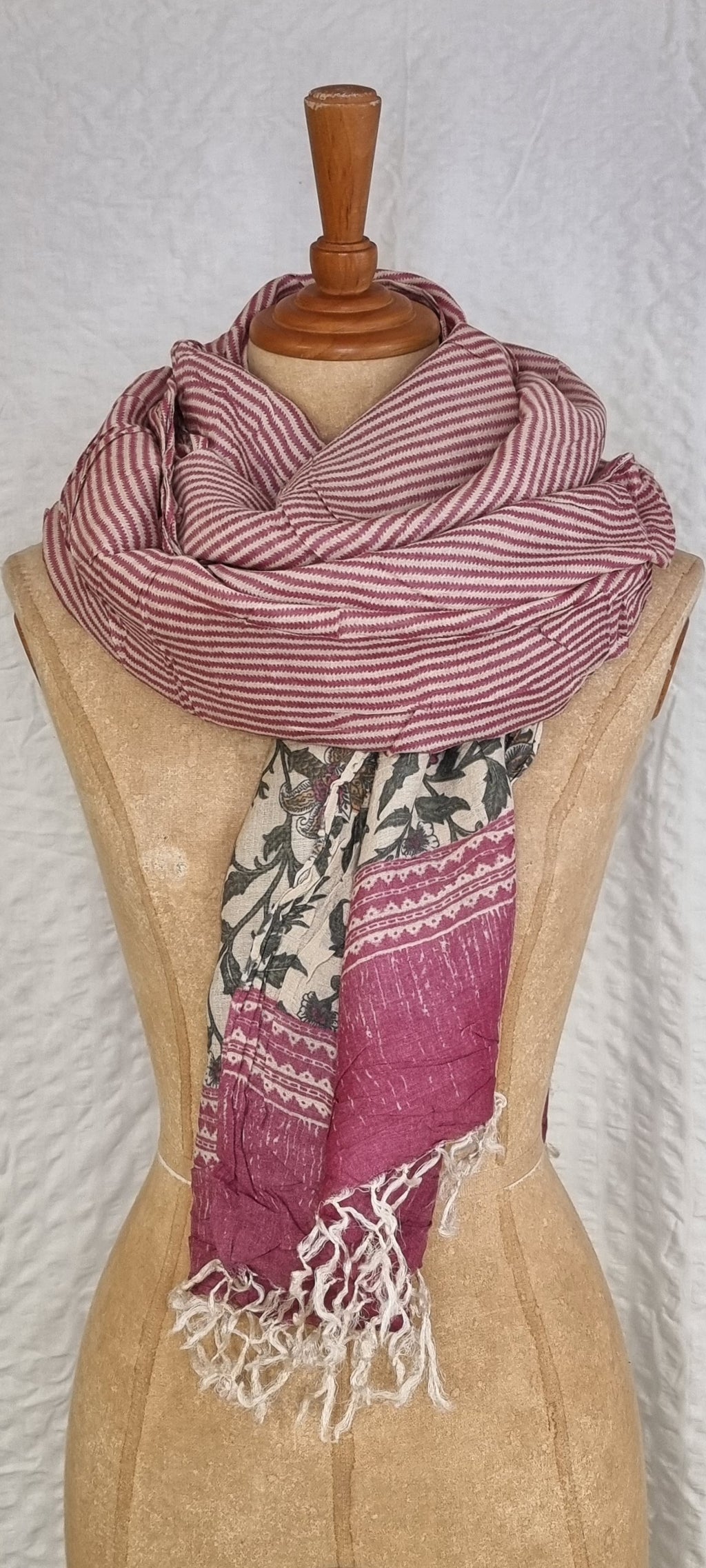 Dupatta i silke