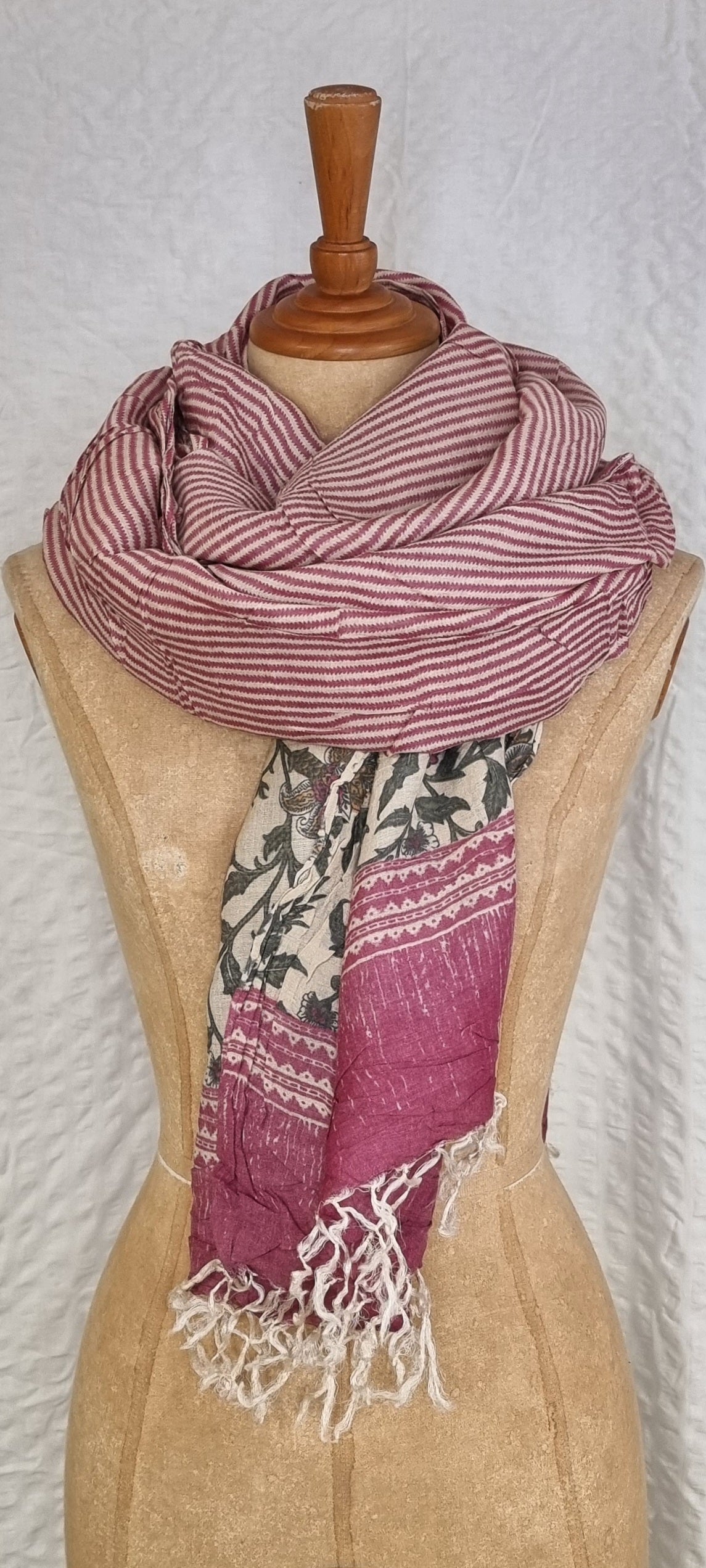 Dupatta i silke
