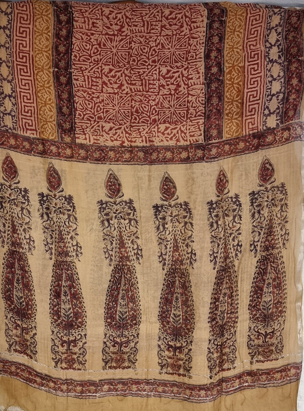 Dupatta i silke