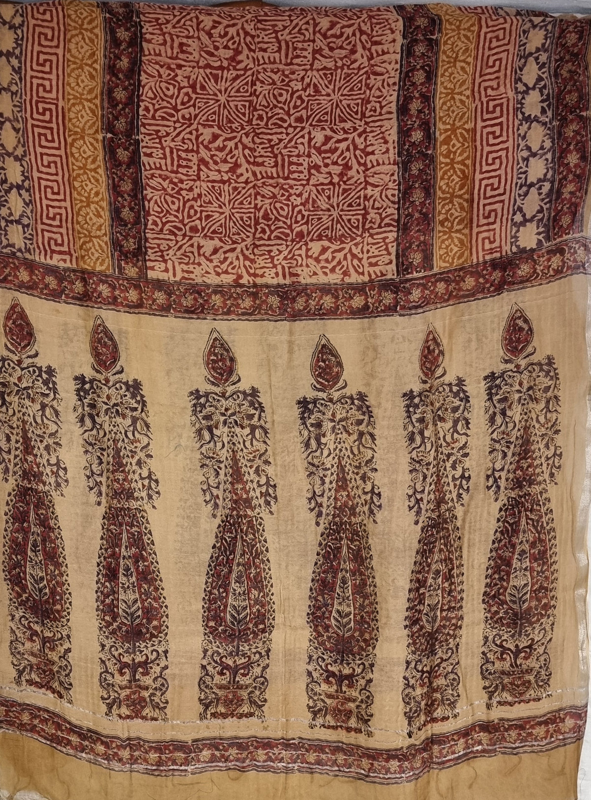 Dupatta i silke